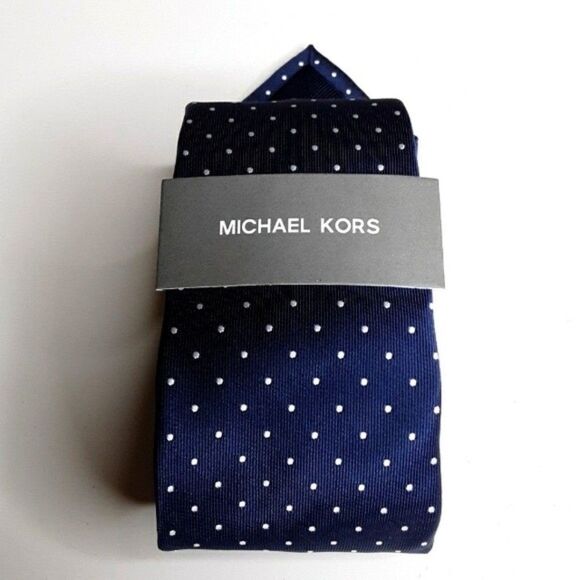 Michael Kors Blue Men Tie - Picture 1 of 8